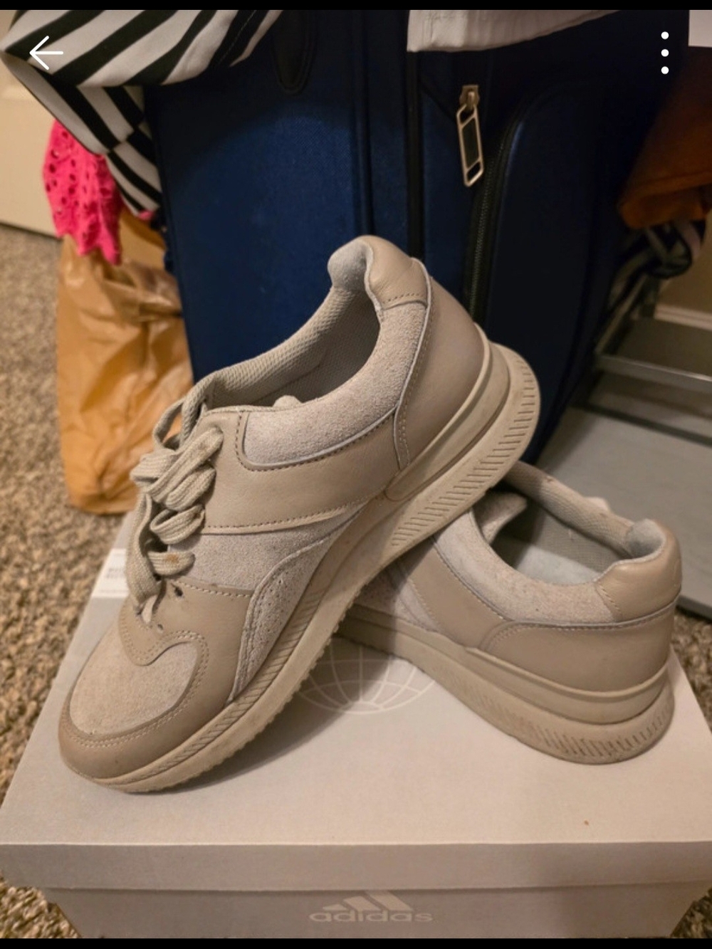 adidas Women's Light Beige Low-Top Sneakers